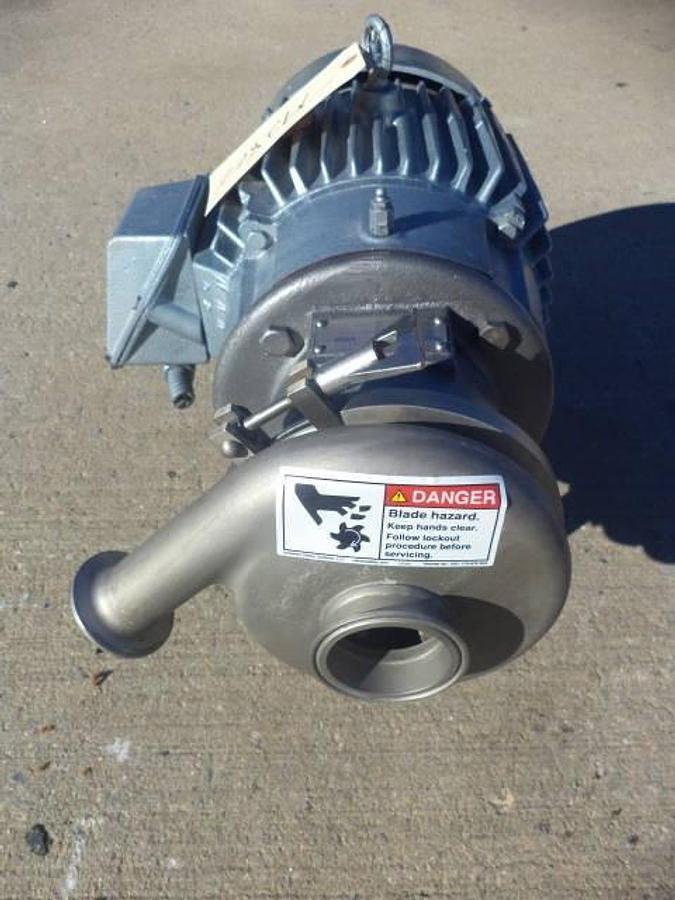 Used Crepaco 2-1/2 In. X 1-1/2 In. Stainless Steel Sanitary Centrifugal Pump