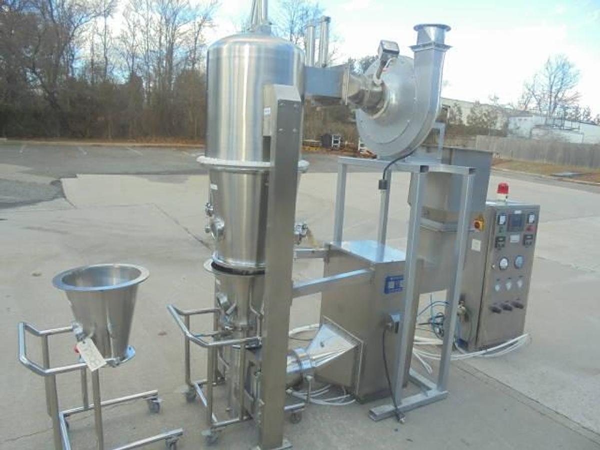 Used FLP-5 Stainless Lab Fluid Bed Granulator/Pelletor/Coater/Dryer
