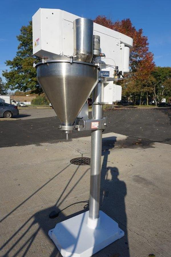 Used All Fill Single Auger Powder Filler, Foot Switch Actuated wl Eagle Signal Control and foot switch actuator