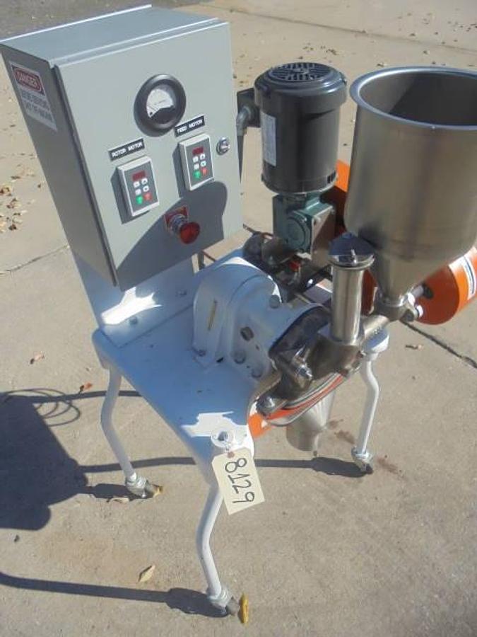 Used Pulva “Pulvette”” Pilot Plant Pulverizer/Hammermill, Stainless Steel Hammers