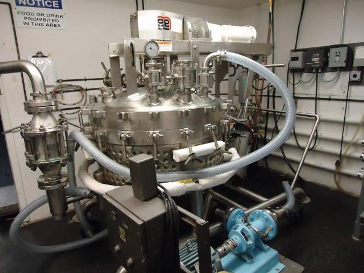 Used 100 Gallon Lee Double Motion Vacuum Kettle With Pipeline Homogenizer