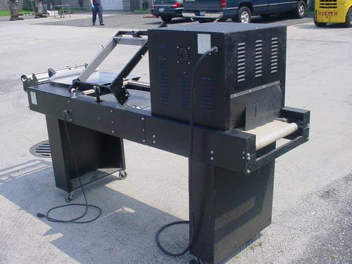Used Traco Semi-Automatic L-Bar Sealer And Shrink Tunnel