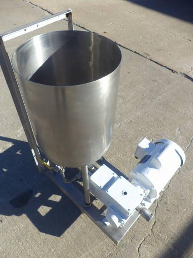 Used 7 Gallon Process Systems Stainless Steel Tank With Milton Roy Proportioning Pump