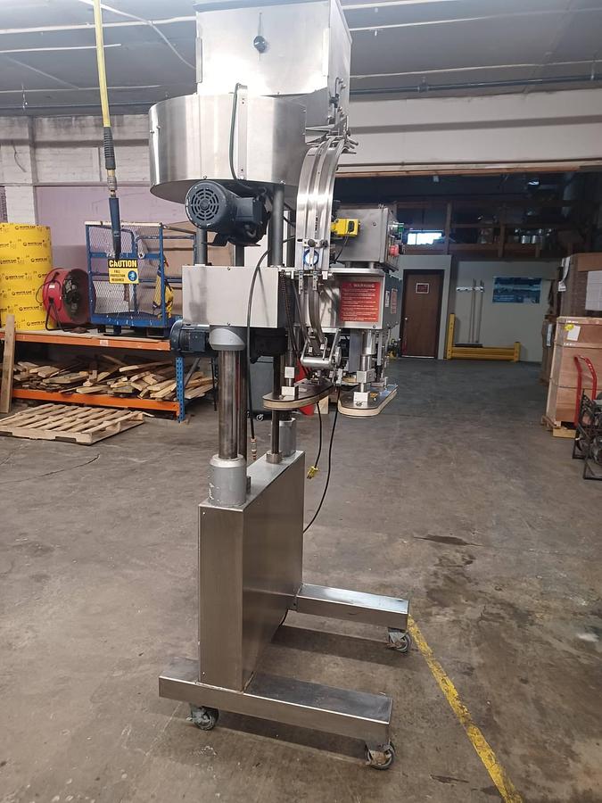 Used Kaps-All Model E Automatic Screw Capping Machine