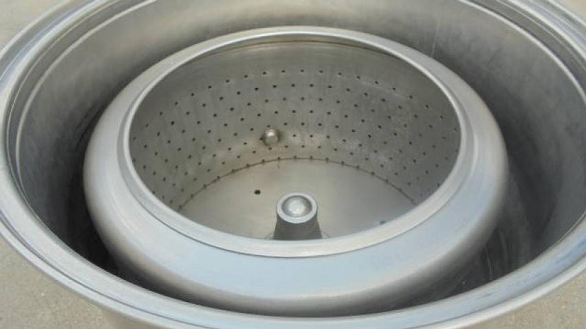 Used Bock FP 900 Perforated Basket Centrifuge, Stainless
