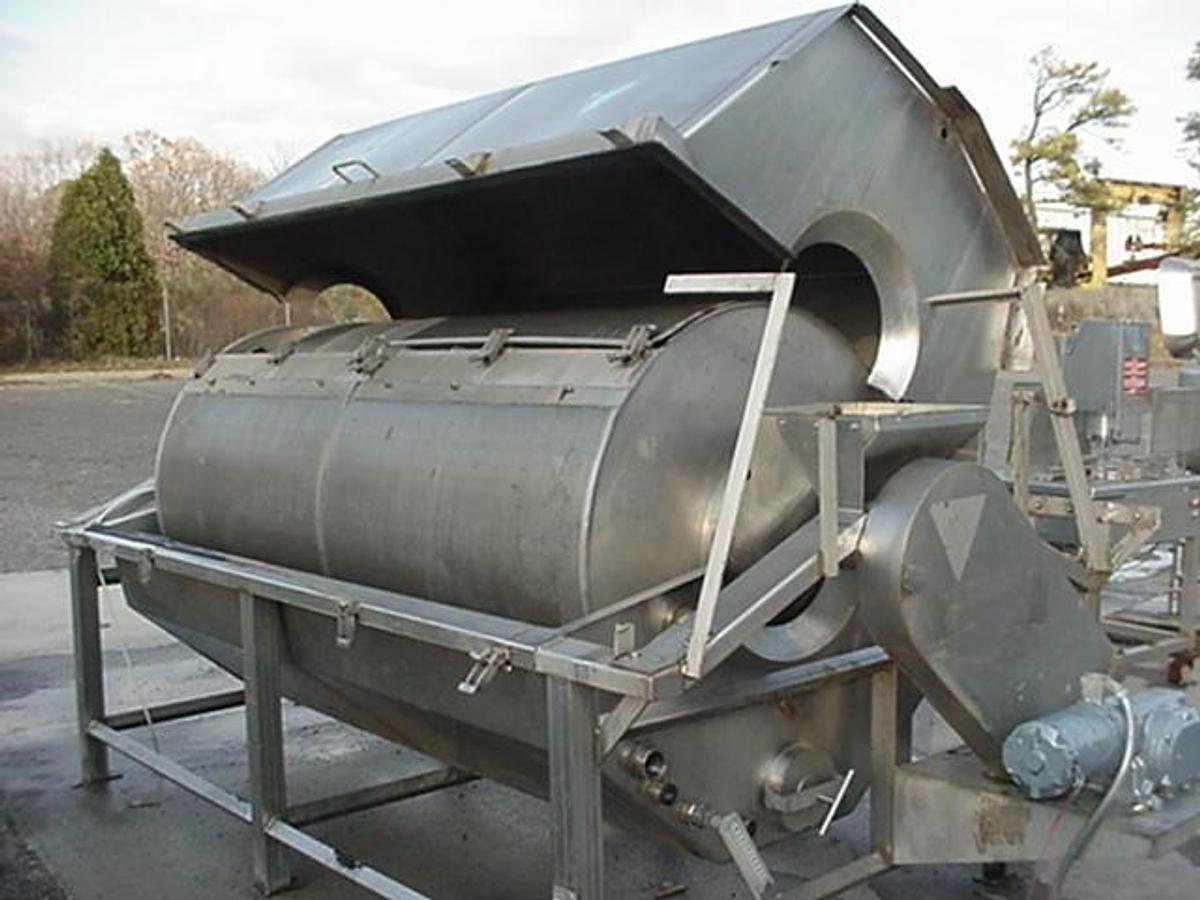 Used Hughes 48″ Dia. Continuous Rotary Blancher/Cooker/Cooler