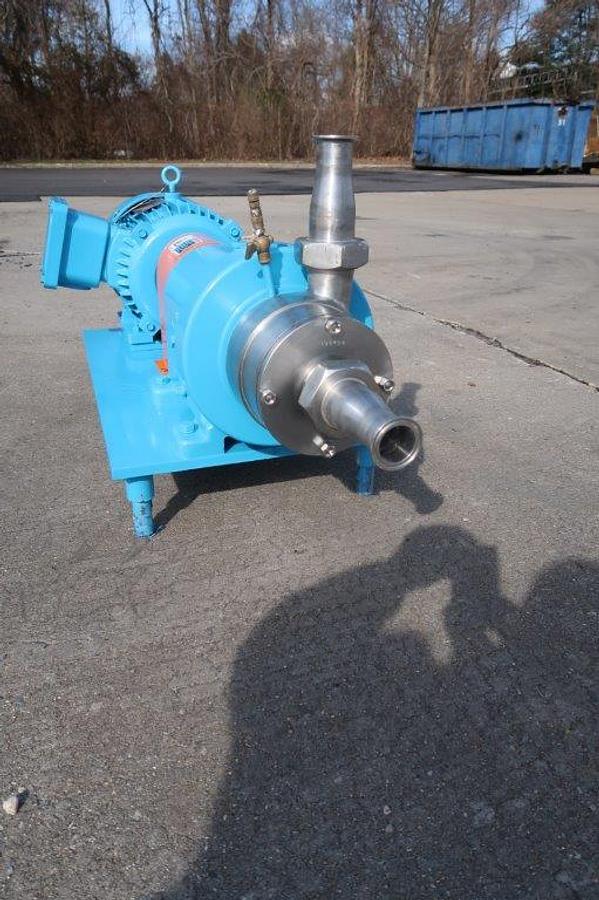 Used Waukesha SP4 Stainless Steel Inline High Shear Pump/Emulsifier, 10 HP XP