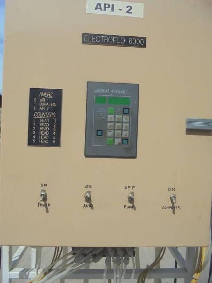 Used ELF Six Head “Electroflo 6000” Liquid Filler
