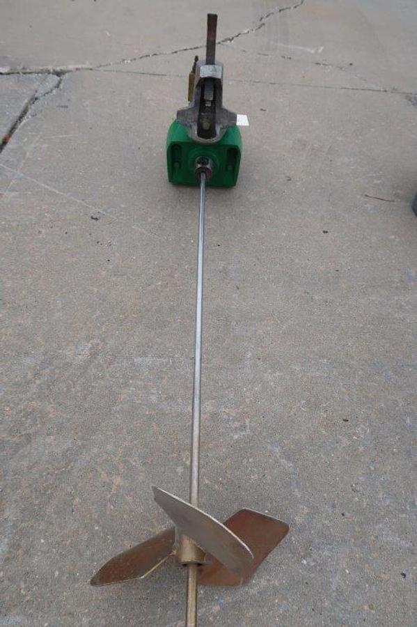 Used Gast Fractional HP Air Operated Clamp-On Mixer