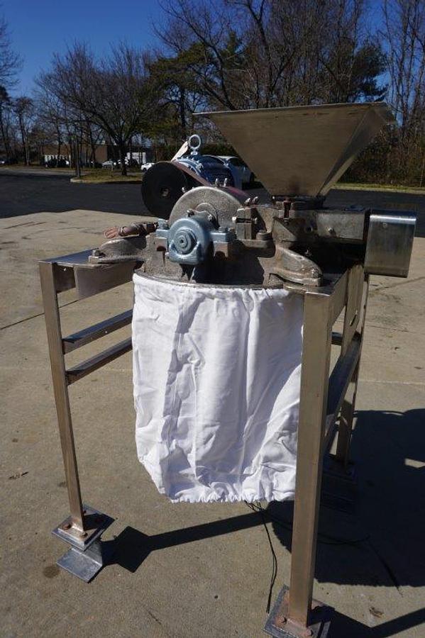 Used Mikro 1SH Stainless Hammermill/Pulverizer, Stirrup Hammers, XP Motor