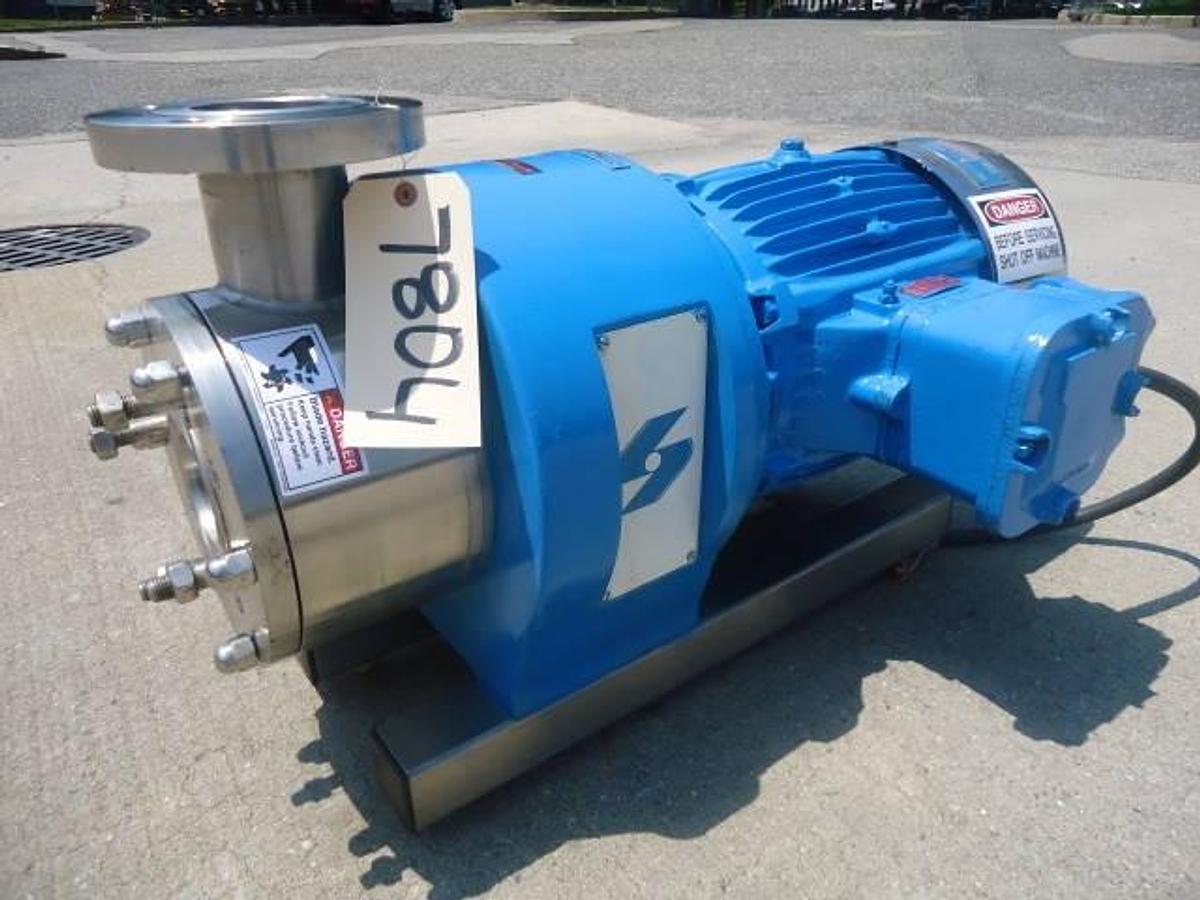 Used Silverson 600ls Stainless Steel Inline High Shear Mixer, 30  Hp