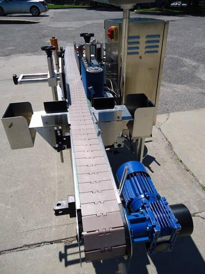 Used Cvc Pressure Sensitive Spot/Wrap Around Labeler, Digital Control Panel