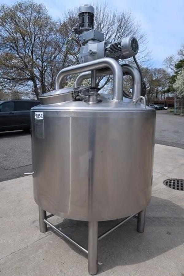 Used 200 Gallon Walker 316SS Dual Motion Mix Kettle, 75PSI Jacket