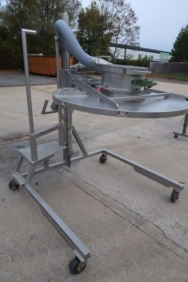 Used EHS Solutions Pharmaceutical Bowl Lift, Air Operated