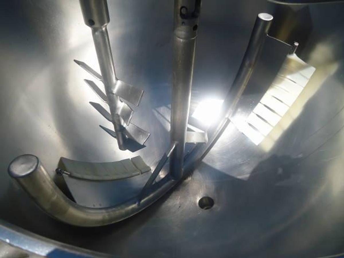 Used 80 Gallon Groen Twin Action Jacketed Mix Kettle, Tilting