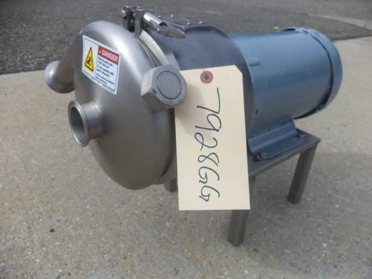 Used Crepaco 2 In. X 1-1/2 In. Stainless Steel Sanitary Centrifugal Pump
