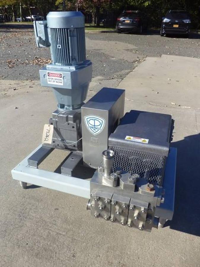 Used Crepaco 3DL Three Piston High Pressure Pump, 10 HP