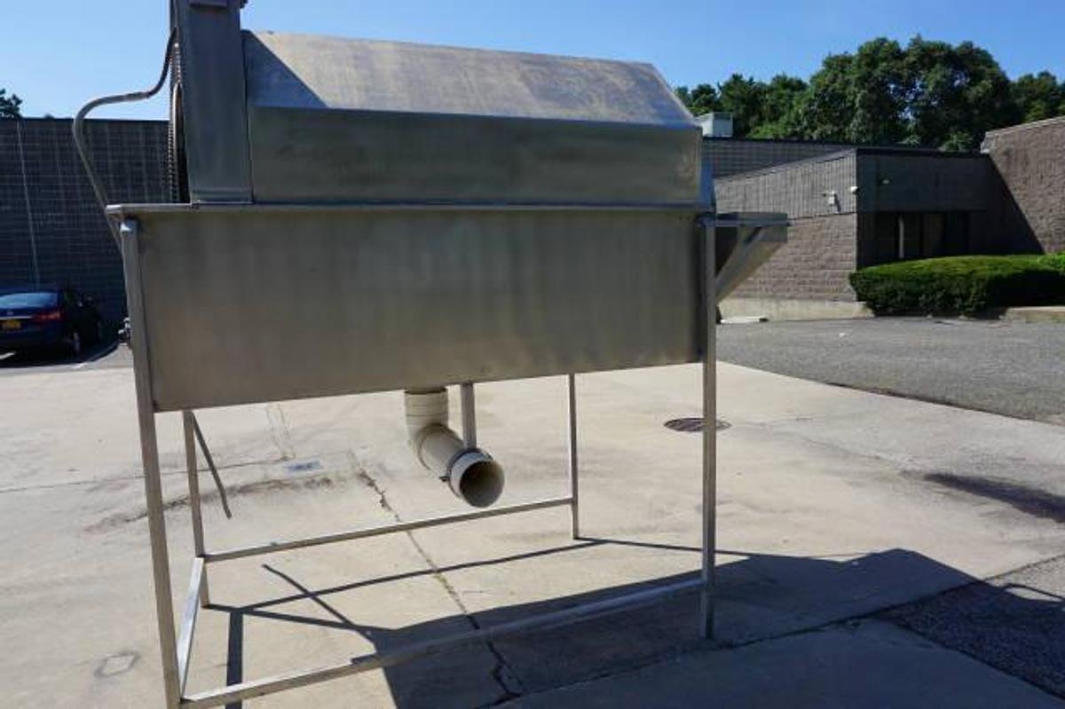 Used 600 Gallon Lee SS Double Motion Mix Kettle, 90 PSI Jacket