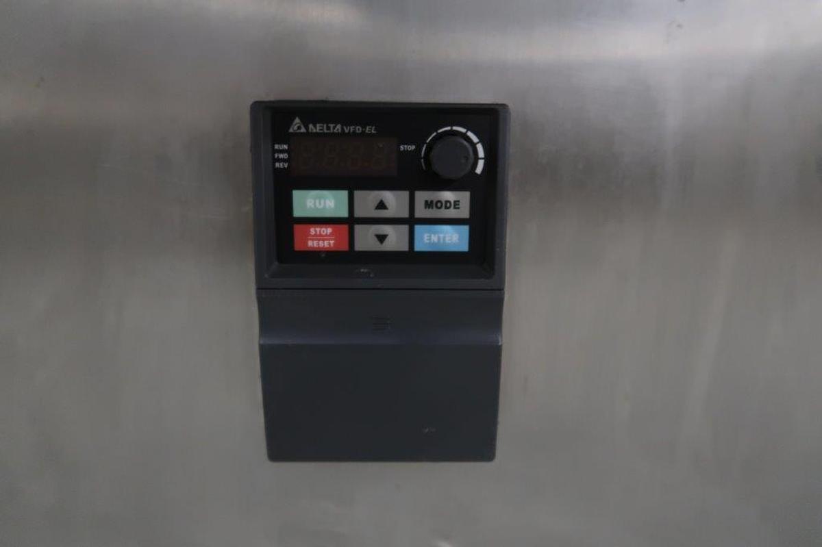Used 48 In. Diameter Accutek Stainless Rotary Unscrambling/ Accumulating Table, Variable Speed