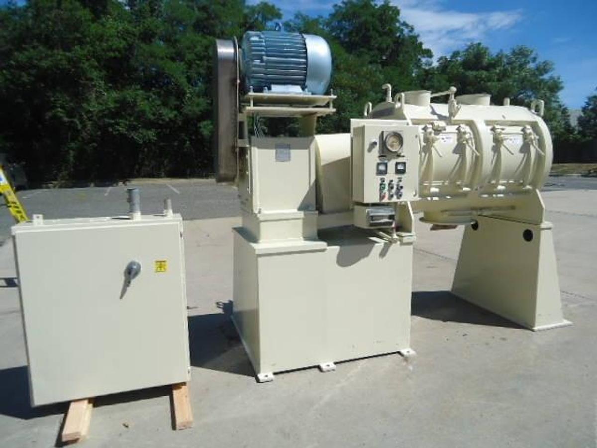 Used Littleford FKM-600D Jacketed Plow Mixer, 60 HP