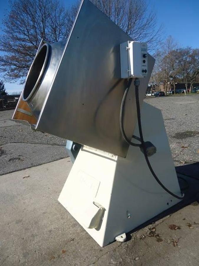 Used 24 In. Stokes Stainless Steel Coating Pan, Explosion Proof