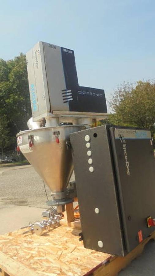 Used Spee-Dee “Digitronic” Servo Auger Powder Filler, with Control Box