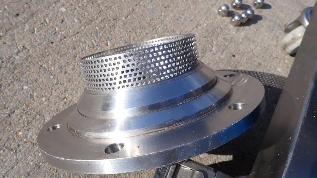 Used Silverson 450LS High Shear Inline Mixer, 10 HP