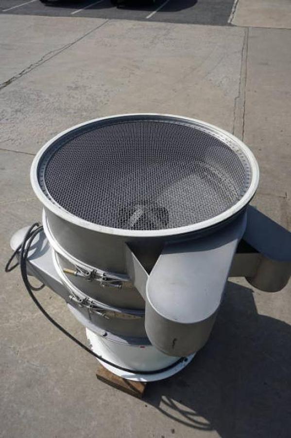 Used Midwestern Industries 36 in. Dia. Stainless Two Deck Screener/Sifter-