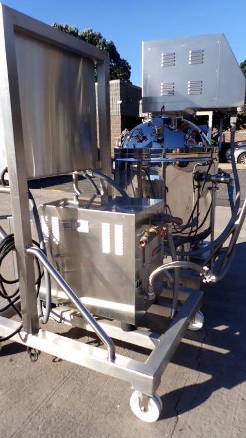 Used Olsa 300 Liter 316L SS Sanitary Reactor/Kettle, Portable