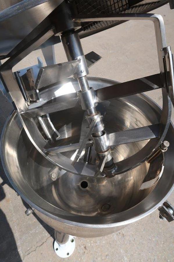 Used 30 Gallon Groen 316SS Jacketed Double Motion Kettle, Portable