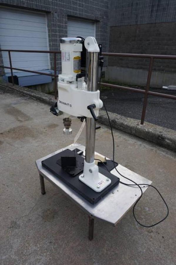 Used Swanmatic C300 Tabletop Semi Auto Capper, Variable Speed