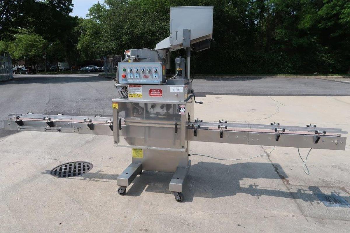 Used Kaps-All E4 Automatic Screw Capper, 80 Per Minute