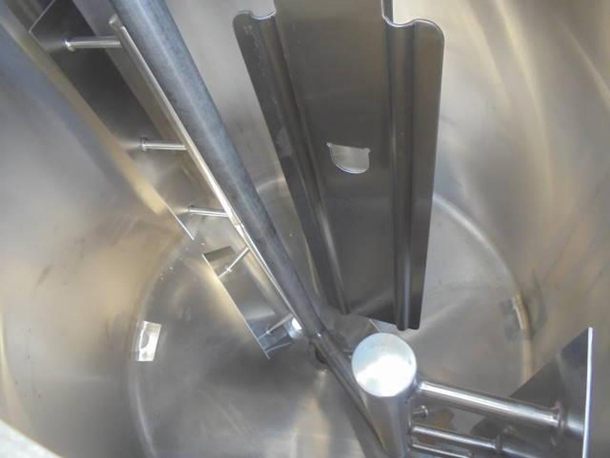 Used 500 Gallon Feldmeier Stainless Sanitary Mix Tanks, Full Sweep (2)