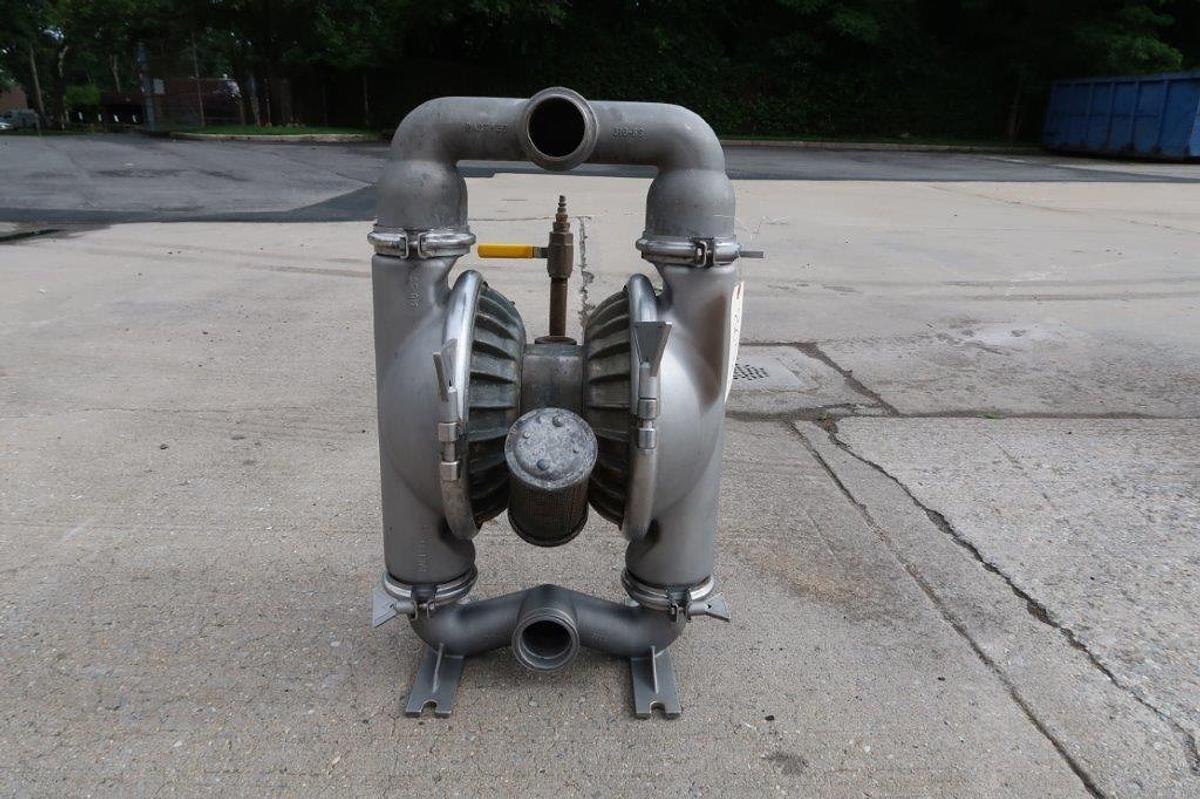 Used Wilden M8 Air Operated Double Diaphragm Pump, 316 SS