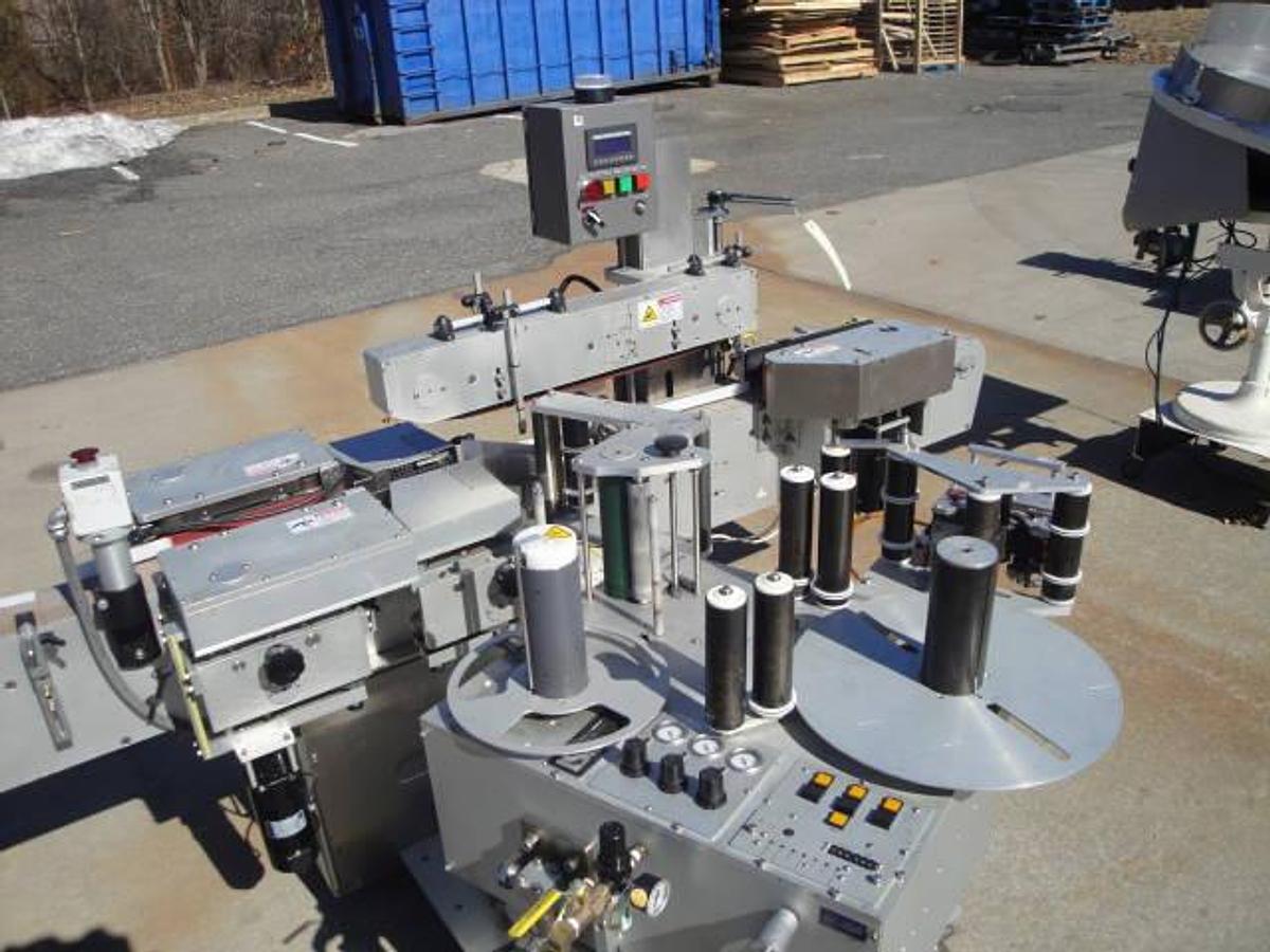 Used Lsi Pressure Sensitive Spot & Wrap Around Labeler With Norwood Coder