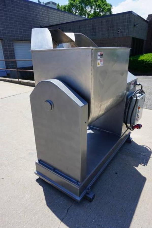 Used Leland 600 lb. Stainless Double Action Mixer, Tilt Discharge