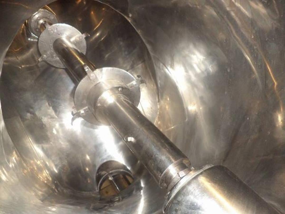 Used 10 Cu.Ft. Patterson Kelley Stainless Steel Twin Shell “V”” Blender, With Intensifier Bar
