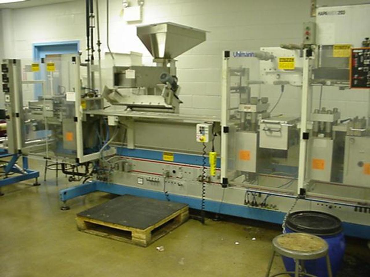 Used Uhlmann Ups-2-Et Blister Packaging Machine, Pharmaceutical