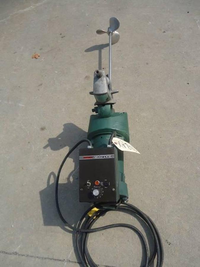 Used Lightnin 1/3 Hp Clamp On Variable Speed Mixer, Single Phase