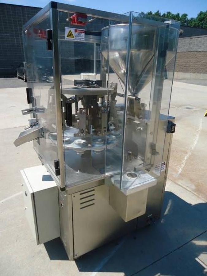 Used Kalix Kx-400 Tube Filler, Hot Air/Aluminum Tubes