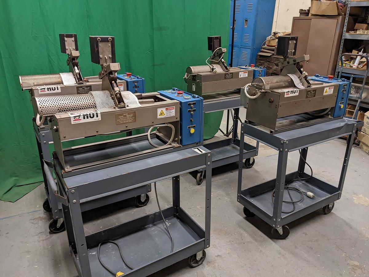Used Saga HS Tabletop Plastic Tube Sealer