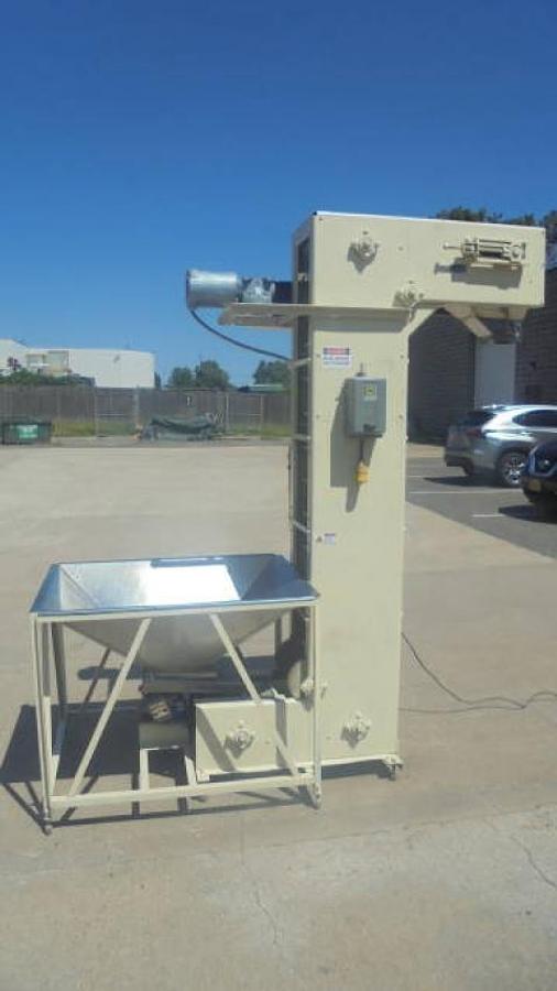 Used Frazier & Son “Whiz-Lifter” Bucket Elevator, 78 In. Discharge Height