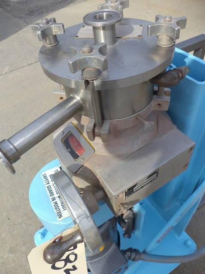 Used Greerco W250V Stainless Steel Vertical Colloid Mill, portable