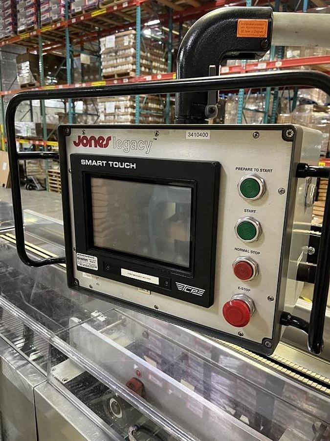 Used Jones “Legacy” Horizontal Cartoner, Glue Sealing