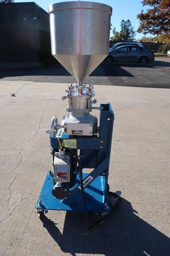 Used Greerco W-250-V Stainless Steel Vertical Colloid Mill, Explosion Proof