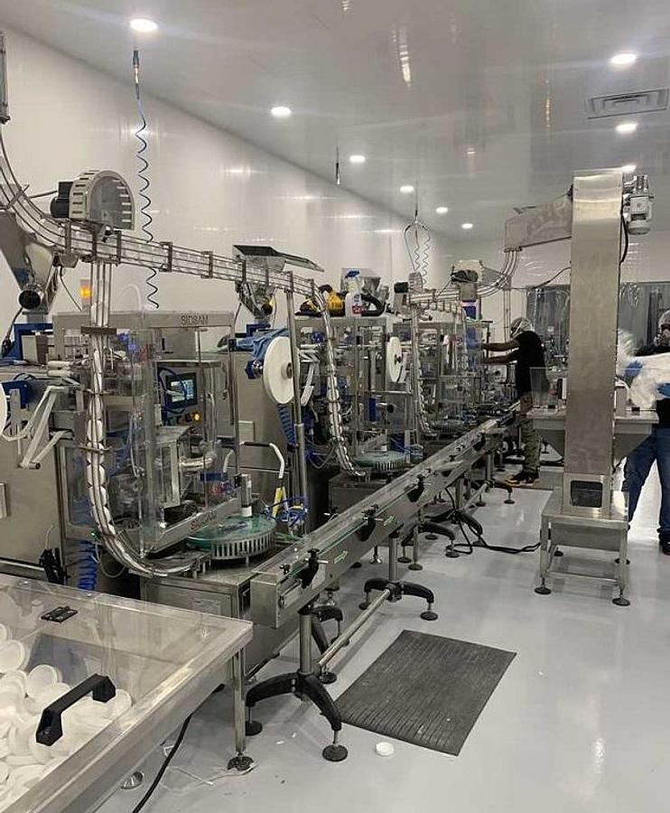 Used Fully Automated Nicotine Pouch Packaging Line