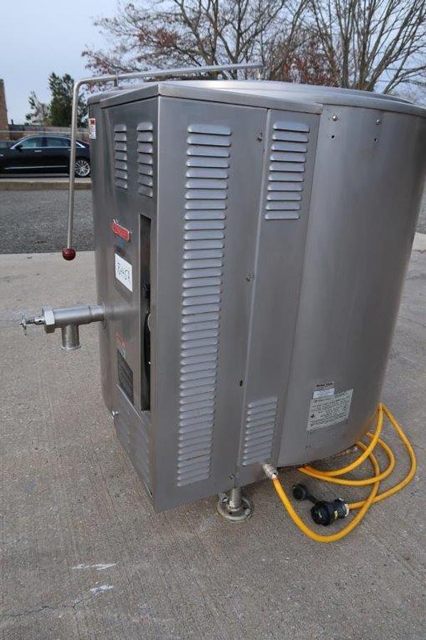 Used 80 Gallon Market Forge Stainless Self-Contained Jacketed Gas Fired Kettle