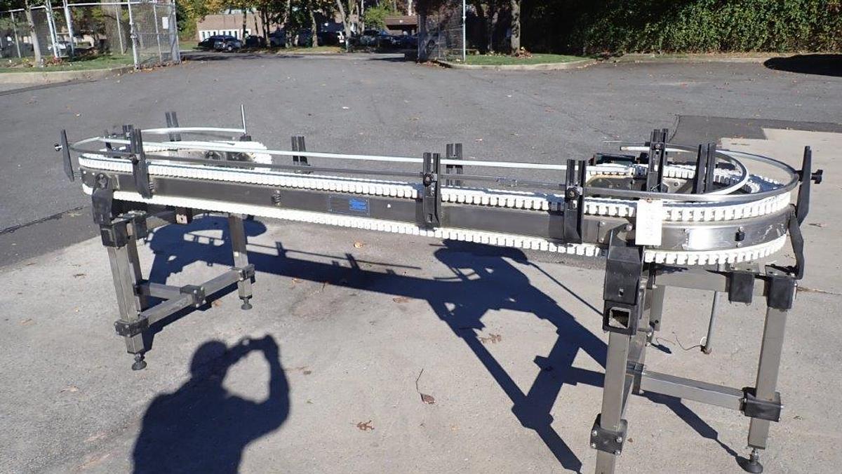 Used Span Tech U-Shaped Conveyor, SS