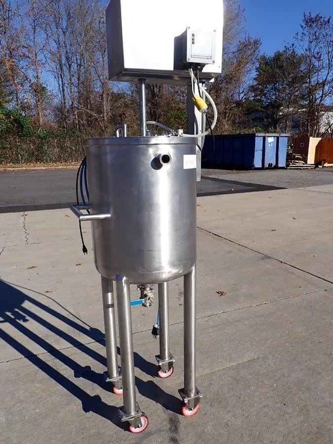 Used 30 Gallon Laborall  316 Stainless Vertical Mix Tank, Portable