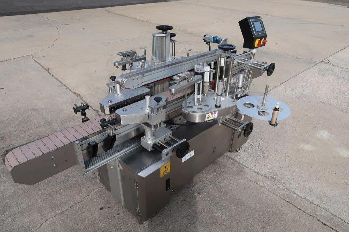 Used Pack Leader Front, Back and Wraparound Pressure Sensitive Labeler